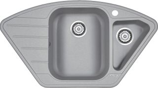 Мойка кухонная Paulmark Weise PM529050-GRM серый металлик